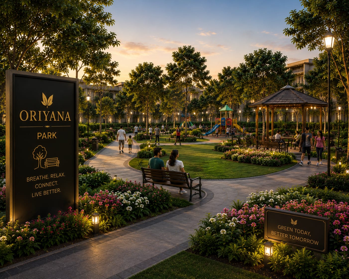 Oriyana Enclave Landscaped Park